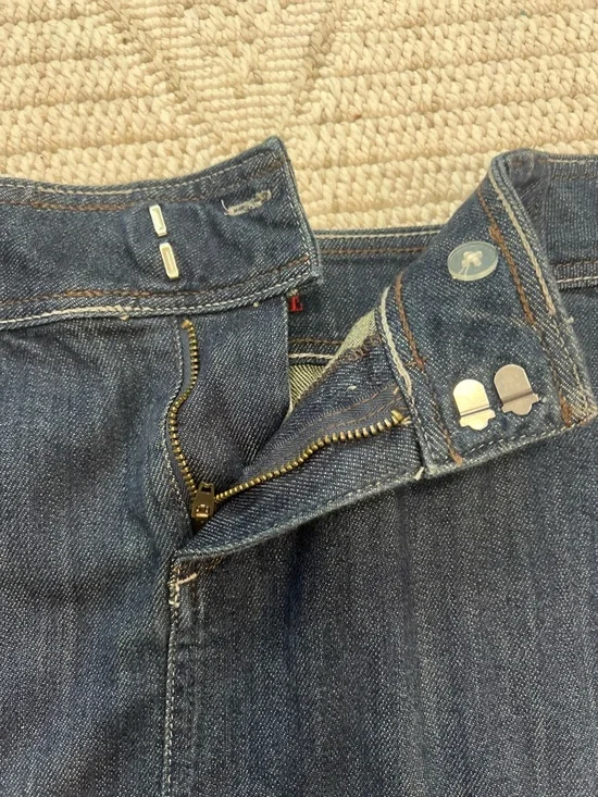 Elle Dark Blue Denim Mini Skirt - Picture 4 of 5